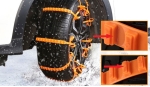 10 броя универсални PVC / ПВЦ вериги за сняг, лед, кал. 14"-19" цола гуми. Бърз и лесен монтаж