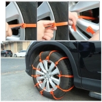 10 броя универсални PVC / ПВЦ вериги за сняг, лед, кал. 14"-19" цола гуми. Бърз и лесен монтаж