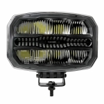 LED комбиниран халоген Flexzon 12–24V, 175W, 11000 lm, оранжев/бял DRL и аварийна блиц светлина с 4 режима, E-mark, IP67/69K