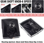 Топка Скоростен Лост с Маншон От Еко Кожа За Mercedes Benz C-class W204 E-class C207 W212 6 Скорости ОЕМ A2042672410