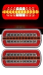 Комплект LED Стопове с 4 Функции за Ремарке / Камион – НЕОН габарит, стоп , динамичен мигач, задна светлина, IP67, 12V/24V