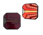 LED Стоп с 4 Функции за Ремарке / Камион – НЕОН габарит, стоп , динамичен мигач, задна светлина, 24V