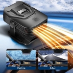 Автомобилна печка с вентилатор 4 сезона 12V 150W – режим отопление / вентилатор, размразяване и обезпотяване, въртяща стойка
