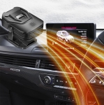 Автомобилна печка с вентилатор 4 сезона 12V 150W – режим отопление / вентилатор, размразяване и обезпотяване, въртяща стойка