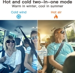 Автомобилна печка с вентилатор тип чаша 4 сезона 12V 150W – режим отопление / вентилатор, размразяване и обезпотяване, вакуум захват