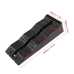 Комплект 2 бр. автомобилни повдигащи / нивелиращи рампи за каравана, кемпер и ремарке 5T + чанта за съхранение