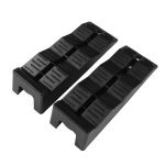 Комплект 2 бр. автомобилни повдигащи / нивелиращи рампи за каравана, кемпер и ремарке 5T + чанта за съхранение