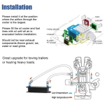 Универсален 13-редов алуминиев маслен радиатор / охладител за масло AN10 37° – черен
