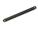 Жълт LED габарит / маркер – Опушен  15 Диода  12V-24V  240 mm