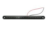 Жълт LED габарит / маркер – Опушен  15 Диода  12V-24V  240 mm