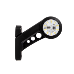 Комплект LED Габаритни светлини тип рогче - Бял / Червен 130мм 12V-24V