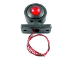 Комплект Мини LED Габаритни Светлини тип рогче - Червен / Бял  12V-24V