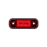 Червена LED Габаритна светлина / маркер - 12 диода 12V-24V