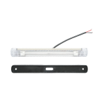 Бял LED габарит/контурна светлина – 6 Диода 24V 240 mm
