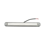Бял LED Габарит / Маркер с NEON ефект - 16 диода 12V-24V 235mm