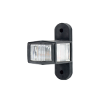 LED Габаритна светлина тип рогче с 3 позиции - Жълт Бял Червен 6 диода 12V-24V