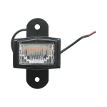 LED Габаритна светлина тип рогче с 3 позиции - Жълт Бял Червен 6 диода 12V-24V