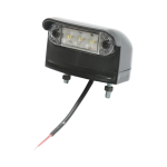 LED Плафон / Осветление за Регистрационен Номер - 3 диода 12V-24V
