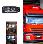 Десен LED Фар за IVECO STRALIS 24V – DRL, Startup Effect, Лупи, OEM 5801571745