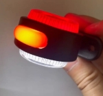 1 брой LED страничен габарит, токос, рогче 12-24V с три светлини бяла, жълта, червена Неон Ефект за ремаркета, платформи, камиони и др.