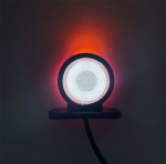Комплект от 2 броя LED странични габарити, токоси, рогче 12-24V с три светлини бяла, жълта, червена Неон Ефект за ремаркета, платформи, камиони и др.
