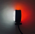 Комплект от 2 броя LED странични габарити, токоси, рогче 12-24V с три светлини бяла, жълта, червена Неон Ефект за ремаркета, платформи, камиони и др.