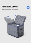 Къмпинг комплект Flexzon - Kомпресорен SMART хладилник фризер 35.3L + Tермо кошница 30L + Сгъваема стойка за хладилник