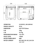 Къмпинг комплект Flexzon - Kомпресорен SMART хладилник фризер 43.6L + Термо кошница 30L + Сгъваема стойка за хладилник