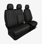 Комплект 2+1 Тапицерия за MERCEDES SPRINTER W906 2006-2018 – Еко кожа, Черна, 8 части