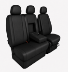 Комплект 2+1 Тапицерия за MERCEDES SPRINTER W906 2006-2018 – Еко кожа, Черна, 8 части