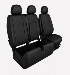 Комплект 2+1 Тапицерия за MERCEDES SPRINTER W906 2006-2018 – Еко кожа, Черна, 8 части