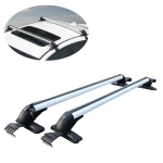 Aлуминиеви греди за багажник с ключалки за BMW Серия 1, Серия 2, Серия 3, Серия 4, Серия 5, Серия 7 и X2 без фабрични релси, 110 см, Бели