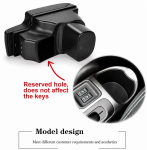 Подлакътник за автомобил Nissan Juke 2010-2019 MK1, с отделение за съхранение, 2x USB-A, 1x USB-C, достъп до бутоните за подгрев на седалките, черен
