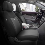 Комплект Тапицерия SelectedFit Flex Design by OTOM текстил  – Черно-Сива, за Предни и Задни Седалки