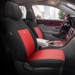 Комплект Тапицерия SelectedFit Flex Design by OTOM текстил  – Черно-Червена, за Предни и Задни Седалки