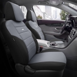 Комплект Тапицерия SelectedFit One Design by OTOM текстил  – Черно-Светло Сива, за Предни и Задни Седалки