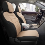 Комплект Тапицерия SelectedFit One Design by OTOM текстил  – Черно-Бежова, за Предни и Задни Седалки