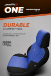 Комплект Тапицерия SelectedFit One Design by OTOM текстил  – Черно-Синя, за Предни и Задни Седалки