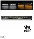 LED Бар Flexzon SHARK-LITE BOOST 47 см, 125W, 11000 lm, бял/оранжев DRL, аварийна блиц светлина с 4 режима, E-Mark E9, R65, 10–24V