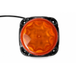 Оранжева LED аварийна лампа със зумер за заден ход, 14.5W, 9 режима, 97 dB, E-Mark E9, ECE R65/R10, IP67, 12–24V