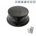 Опушена оранжева LED аварийна лампа 19W, 36 LED, 7 режима, E-Mark E9, ECE R65/R10, IP67, 12V/24V
