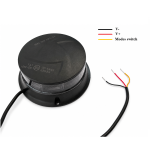Опушена оранжева LED аварийна лампа 19W, 36 LED, 7 режима, E-Mark E9, ECE R65/R10, IP67, 12V/24V