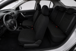 Текстилна тапицерия за Dacia Logan I 2004–2012 и Dacia Logan II 2012+, черна, 9 части