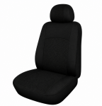 Текстилна тапицерия за Dacia Logan I 2004–2012 и Dacia Logan II 2012+, черна, 9 части