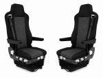 Калъф/тапицерия за седалки за Mercedes-Benz Actros, Axor, Atego 2000–2015 г., сиви