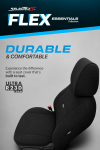 Комплект Тапицерия SelectedFit Flex Design by OTOM текстил  – Черна, за Предни и Задни Седалки