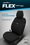 Комплект Тапицерия SelectedFit Flex Design by OTOM текстил  – Черна, за Предни и Задни Седалки