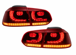 Комплект GTI FULL LED стопове за Volkswagen Golf 6 Mk6 R20 2008–2013 Хечбек Hatchback, динамични мигачи