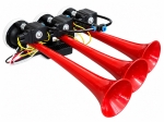 Тройна въздушна тромба клаксон Triple Arab 24V за камиони и автобуси, 125dB, 3-10 Bar