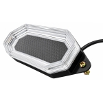 Комплект 2 бр. LED габарити с аварийна сигнализация и динамичен старт, 12V/24V, Бяло-Жълто, 116 x 55 x 25 мм